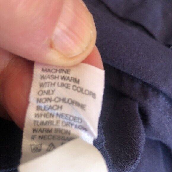 MONTANA STATE MSU BOBCATS 2XL Blue Long Sleeve Button Front Men's Shirt - Picture 6 of 8